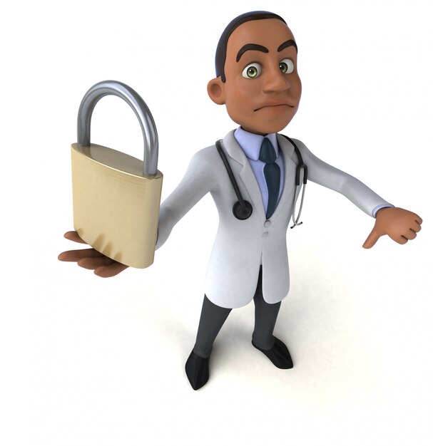 Fun Doctor - 3D-Charakter