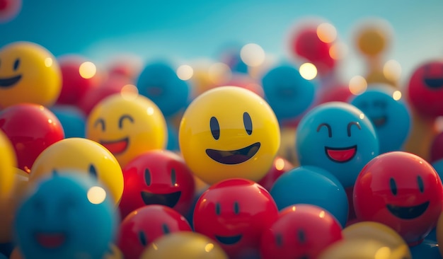 Fun emoji Reaktion auf soziale Medien Zeichen Online-Chat-Reaktionssymbol