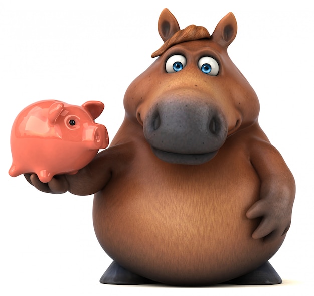 Fun horse - Ilustración 3D