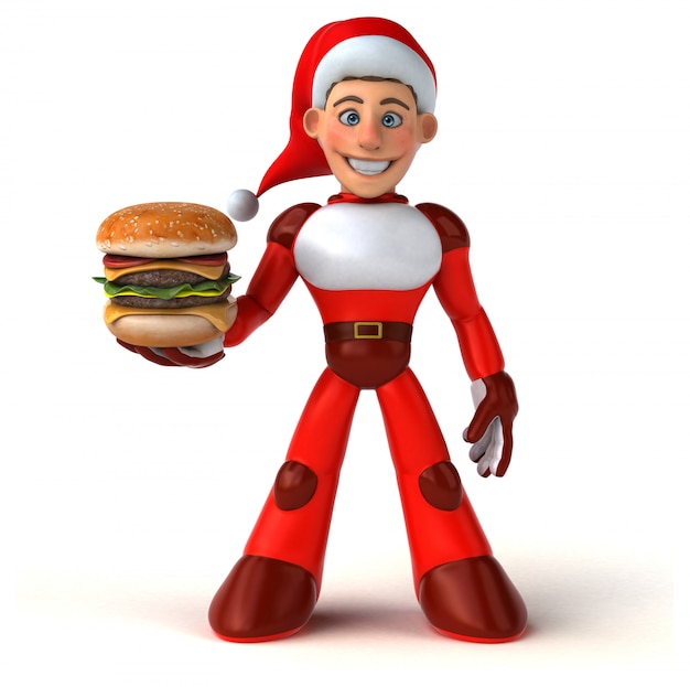 Fun Super Santa Claus - personaje 3D