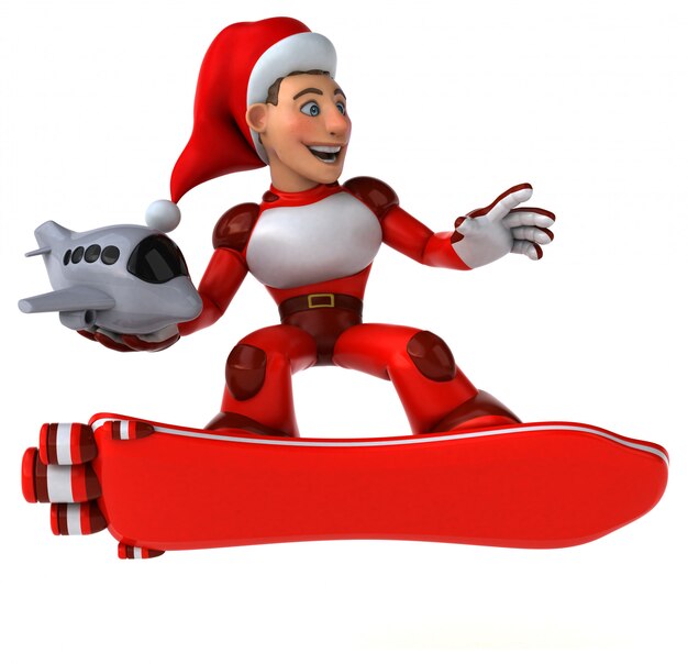 Fun Super Santa Claus - personaje 3D