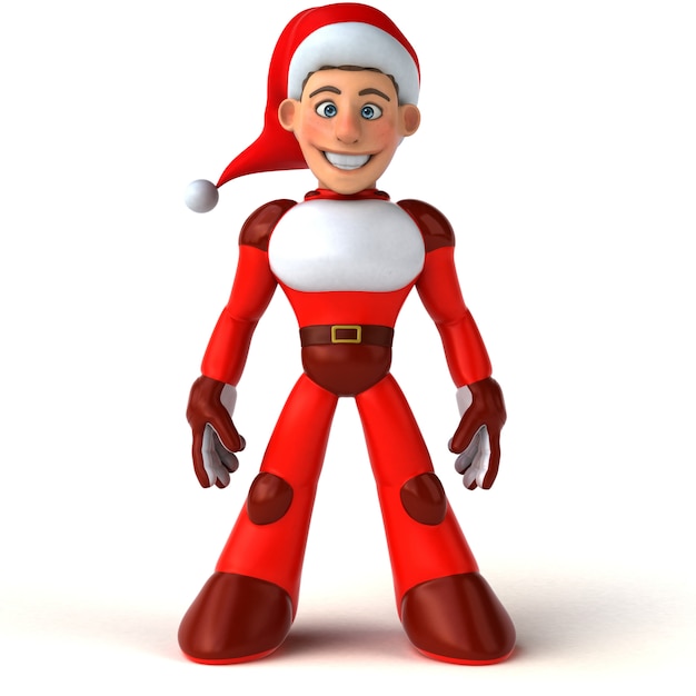 Fun Super Santa Claus - personaje 3D