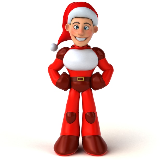 Fun Super Santa Claus - personaje 3D