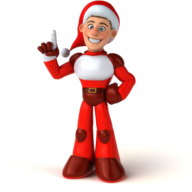 Fun Super Santa Claus - personaje 3D