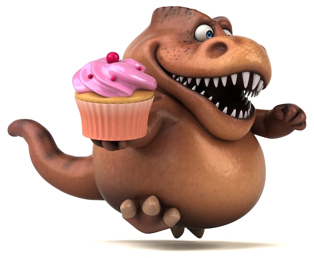 Fun trex - 3D-Illustration