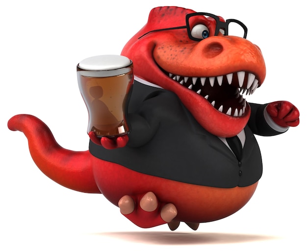 Fun Trex - ilustração 3D