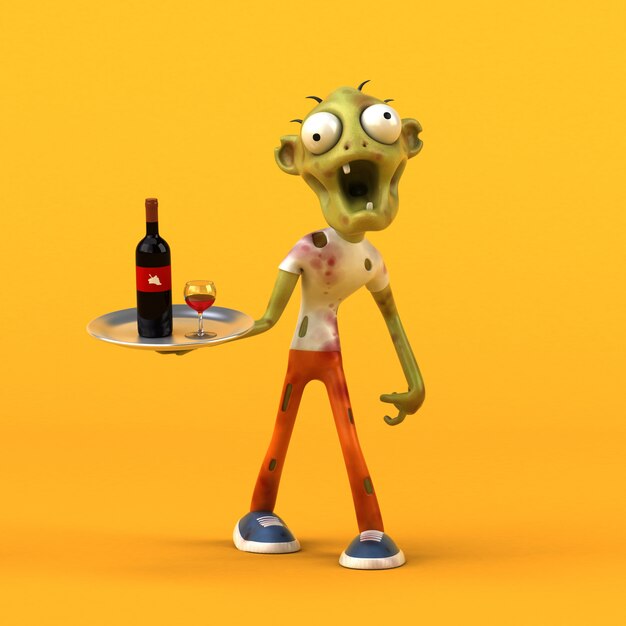 Fun Zombie - 3D-Charakter