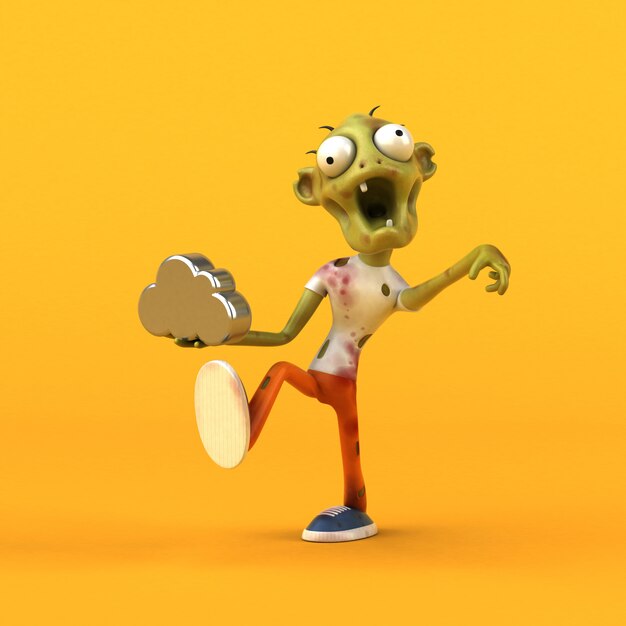 Fun Zombie - 3D-Charakter