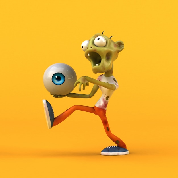 Foto fun zombie - 3d-charakter