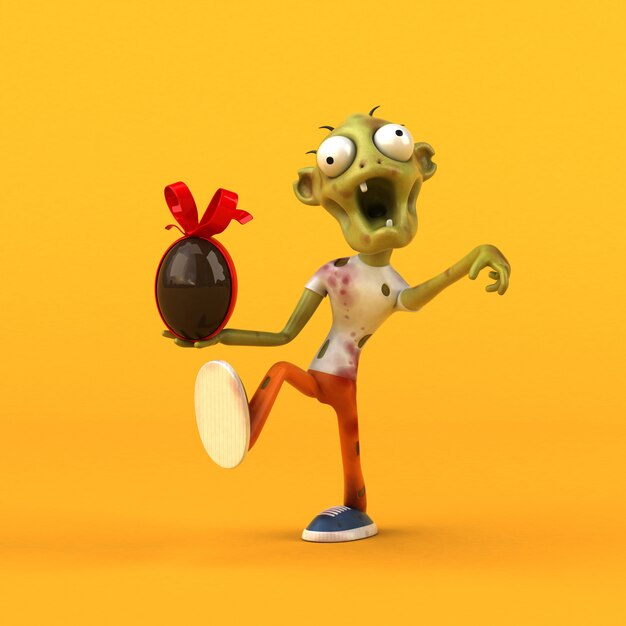 Fun Zombie - 3D-Charakter