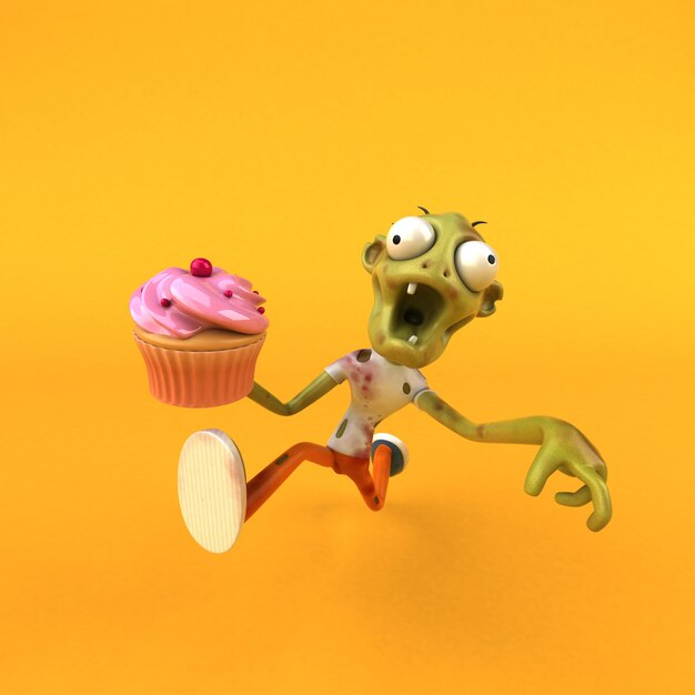 Fun Zombie - 3D-Charakter