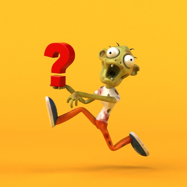 Fun zombie - Ilustración 3D