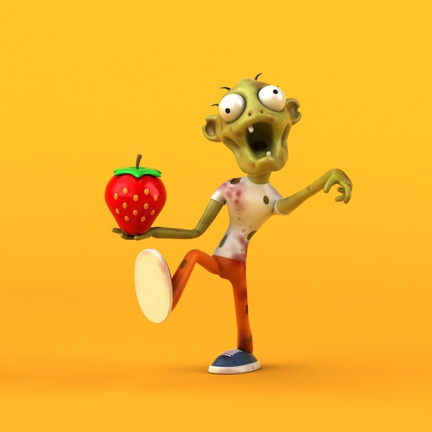 Fun zombie - Ilustración 3D