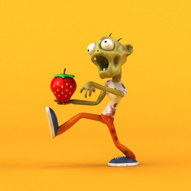 Fun zombie - Ilustración 3D