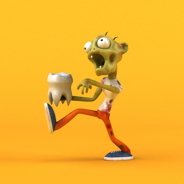 Fun zombie - Ilustración 3D