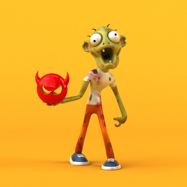 Fun zombie - Ilustración 3D