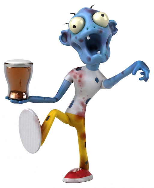 Fun zombie - Ilustración 3D