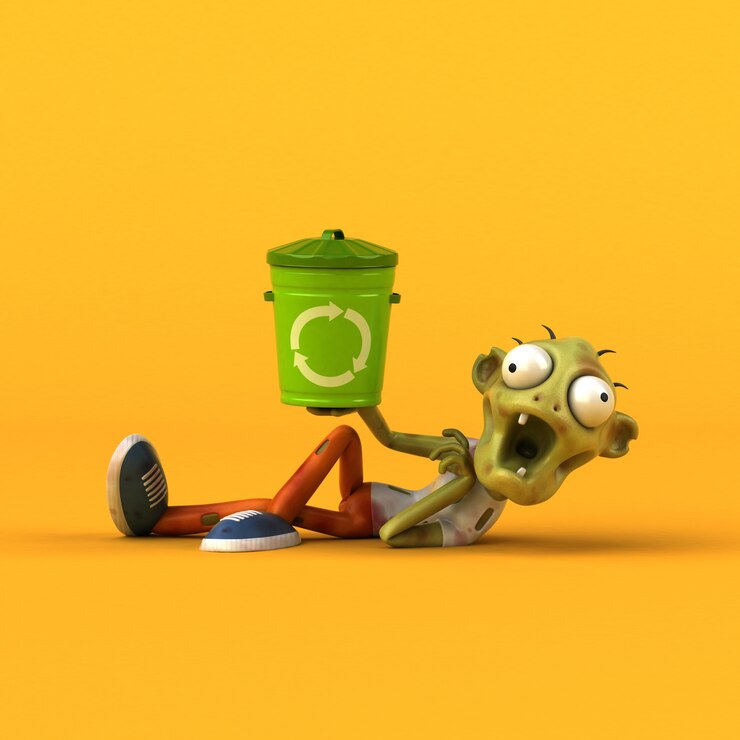 Foto fun zombie - personaje 3d