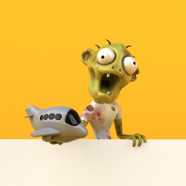 Fun zombie - personaje 3D