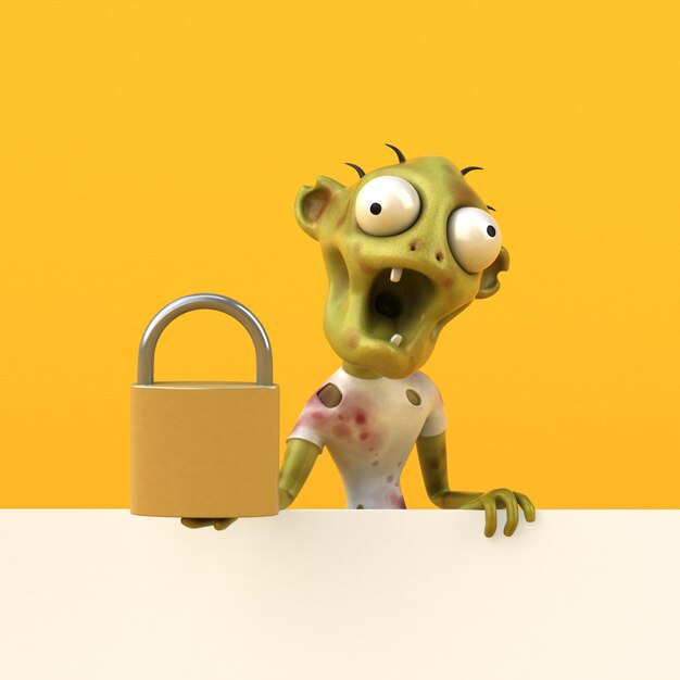 Fun zombie - personaje 3D