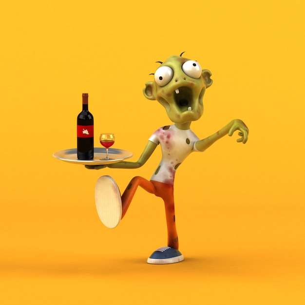 Fun zombie - personaje 3D