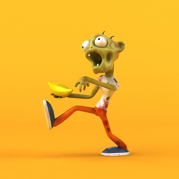 Fun zombie - personaje 3D