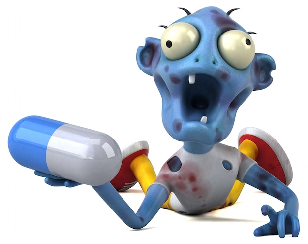 Fun zombie - personaje 3D