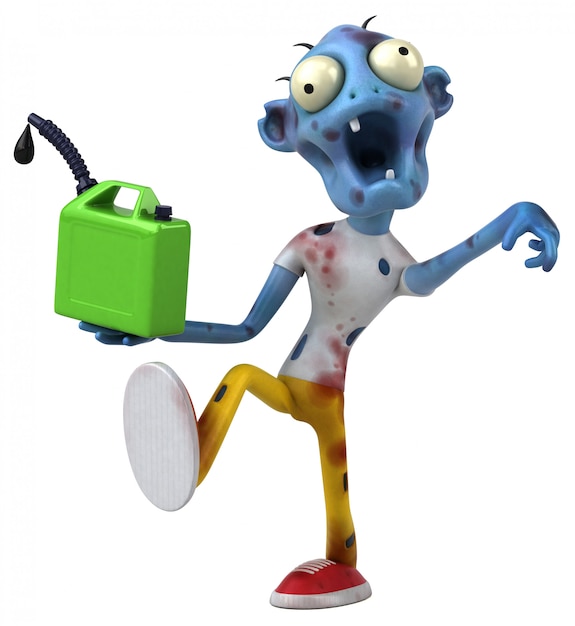 Fun zombie - personaje 3D