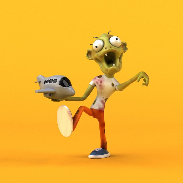 Foto fun zombie - personaje 3d
