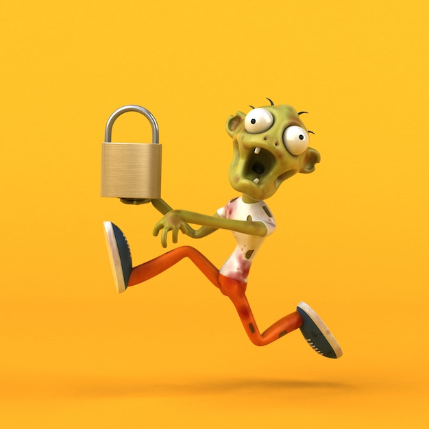 Fun zombie - personaje 3D