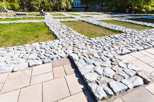 Foto fundación de la iglesia de los diezmos en kiev