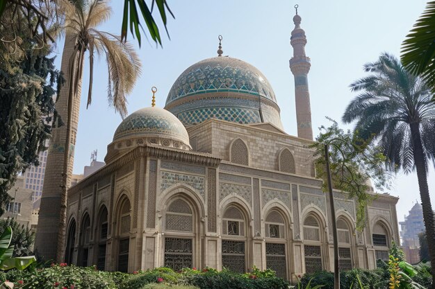 Foto fundador da escola sunita no cairo qubbat al imam al shafiai