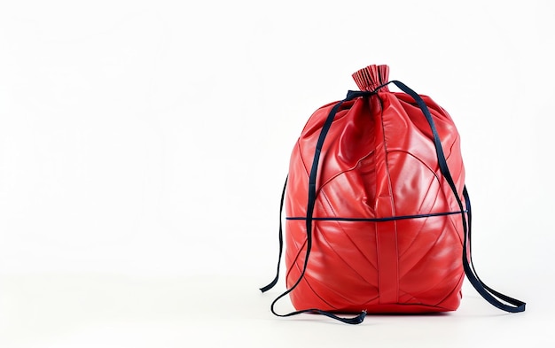 Fundamentos da bolsa de voleibol em fundo branco