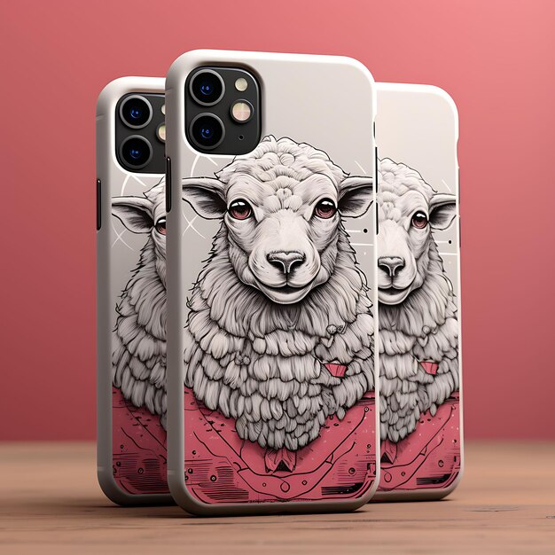 Las fundas para teléfonos con diseños creativos y estéticos expresan tu estilo único con estos lindos animales