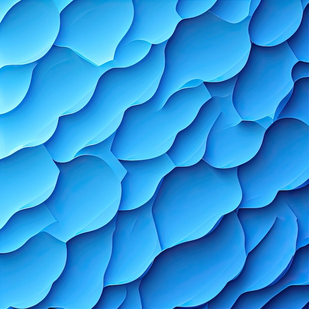 Fundo 3D Abstrato Azul