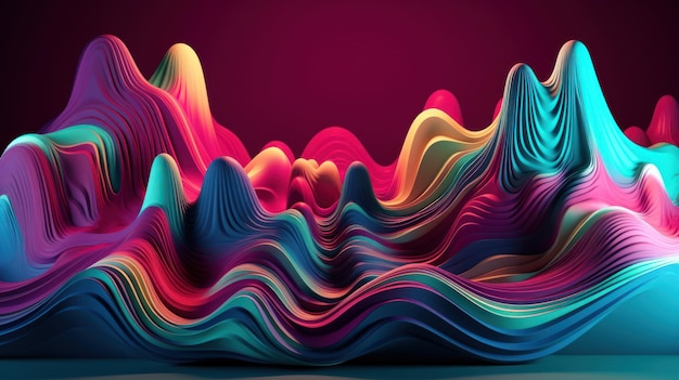 Fundo 3d abstrato