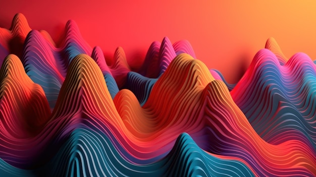 Fundo 3d abstrato