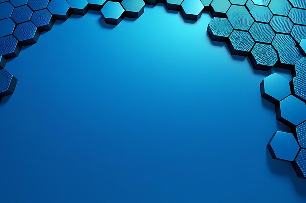 Foto fundo 3d com formas e textura hexagonais