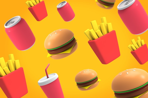 Fundo 3D Fast Food-01