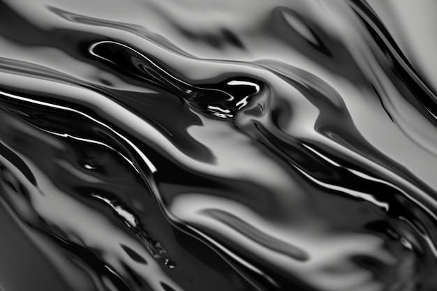 fundo abstracto líquido cor preta brilhante a base para o bannerconceito de design criativo