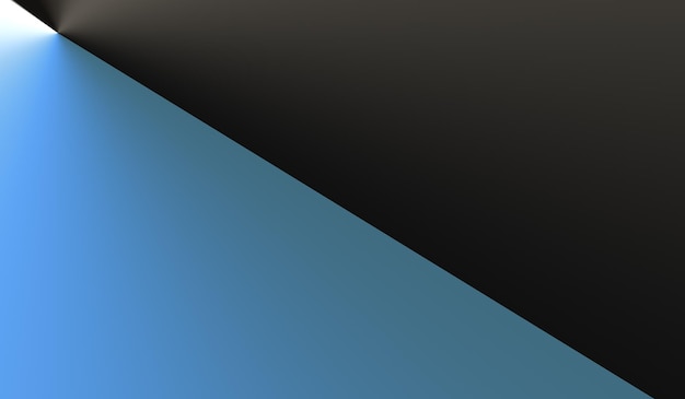 Fundo abstrato 3d preto azul