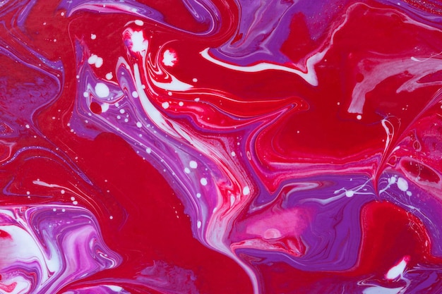 Fundo abstrato acrílico roxo branco rosa da tendência criativa Textura fluida da arte