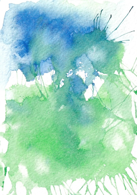 Fundo abstrato aquarela cores brilhantes gotejamento de respingos