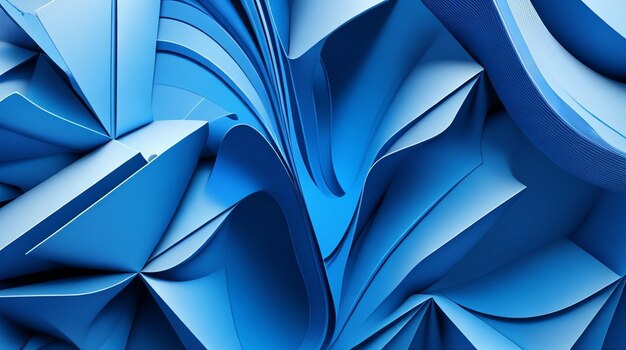 Fundo abstrato azul 3D