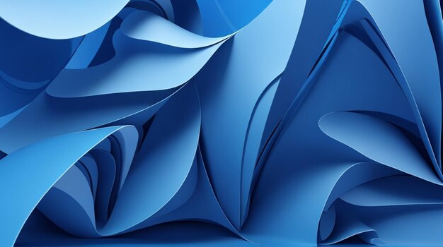 Fundo abstrato azul 3D