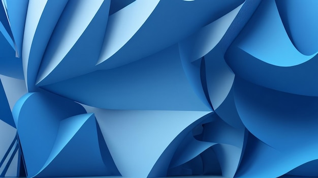 Fundo abstrato azul 3D