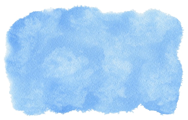 Fundo abstrato azul aquarela pintura