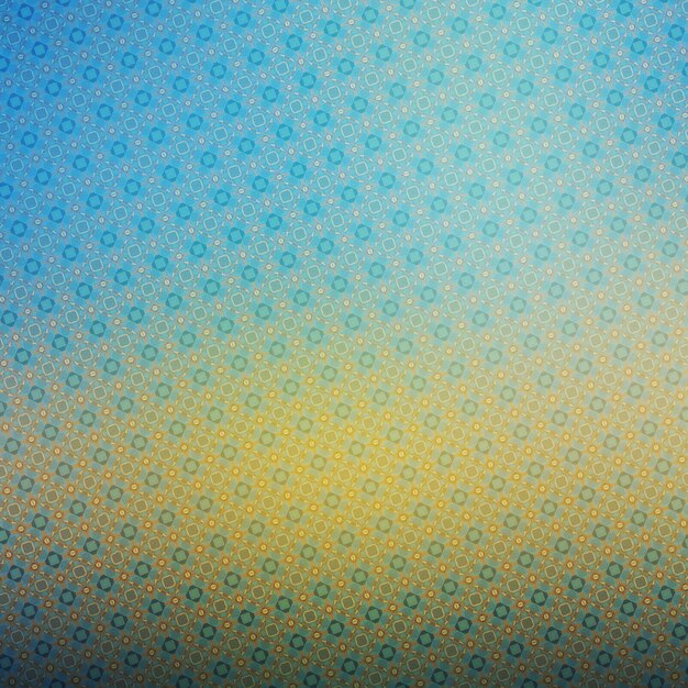 Foto fundo abstrato azul e amarelo com padrão floral textura sem costura