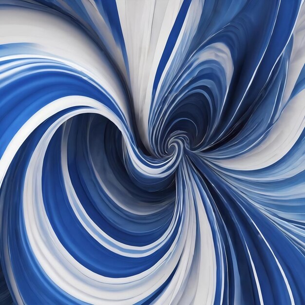 Fundo abstrato azul e branco com um padrão de redemoinho azul