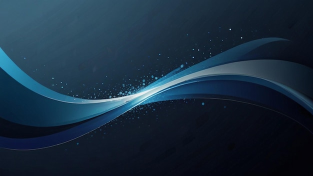 Fundo abstrato azul elegante com espaço de texto